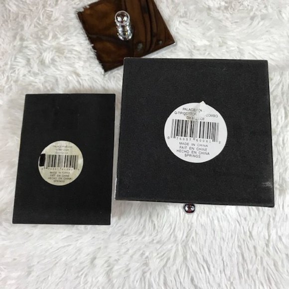 Springs Palace Finesse Swing Door Storage Unit + Soap Dish Lucite Metal Set - Picture 11 of 14